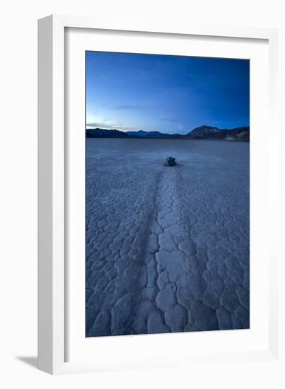 Death Valley NP, CA: "Moving" Rocks Of The Famous Racetrack-Ian Shive-Framed Photographic Print