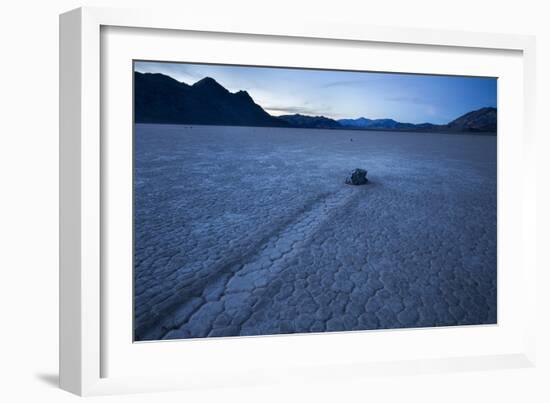 Death Valley NP, CA: "Moving" Rocks Of The Famous Racetrack-Ian Shive-Framed Photographic Print