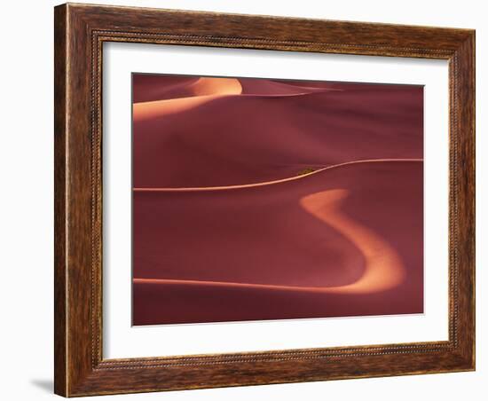 Death Valley Sand Dunes at Dawn, California, USA-Charles Sleicher-Framed Photographic Print