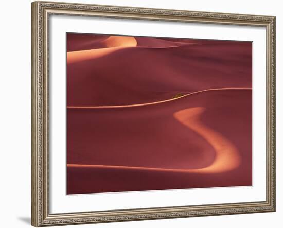 Death Valley Sand Dunes at Dawn, California, USA-Charles Sleicher-Framed Photographic Print