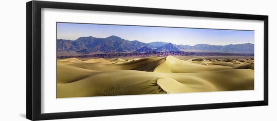 Death Valley Sand Dunes at Mesquite Flats.-Janet Muir-Framed Photographic Print