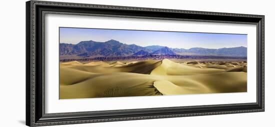 Death Valley Sand Dunes at Mesquite Flats.-Janet Muir-Framed Photographic Print