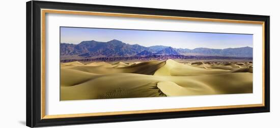 Death Valley Sand Dunes at Mesquite Flats.-Janet Muir-Framed Photographic Print