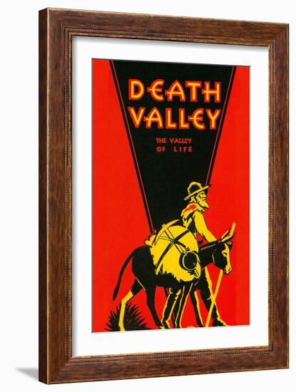 Death Valley, Valley of Life-null-Framed Art Print