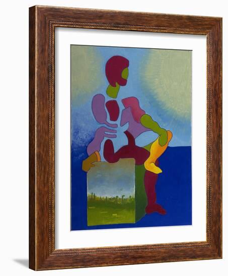 Death Waiting Patiently, 2008-Jan Groneberg-Framed Giclee Print
