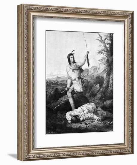 Death Whoop, 1868-Seth Eastman-Framed Giclee Print