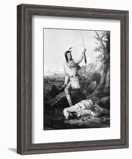 Death Whoop, 1868-Seth Eastman-Framed Giclee Print