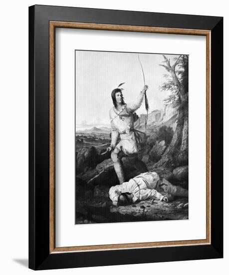 Death Whoop, 1868-Seth Eastman-Framed Giclee Print