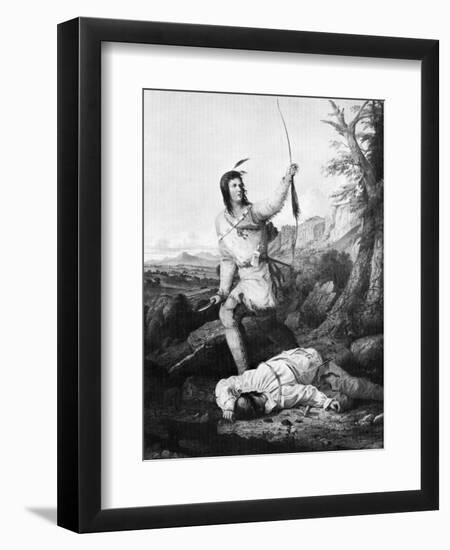 Death Whoop, 1868-Seth Eastman-Framed Giclee Print