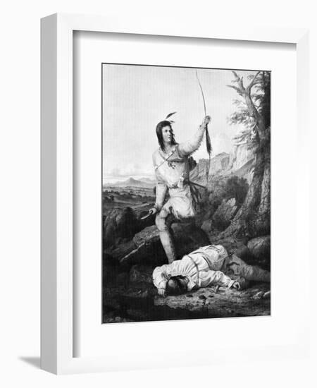 Death Whoop, 1868-Seth Eastman-Framed Giclee Print