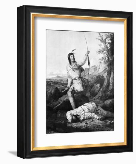 Death Whoop, 1868-Seth Eastman-Framed Giclee Print