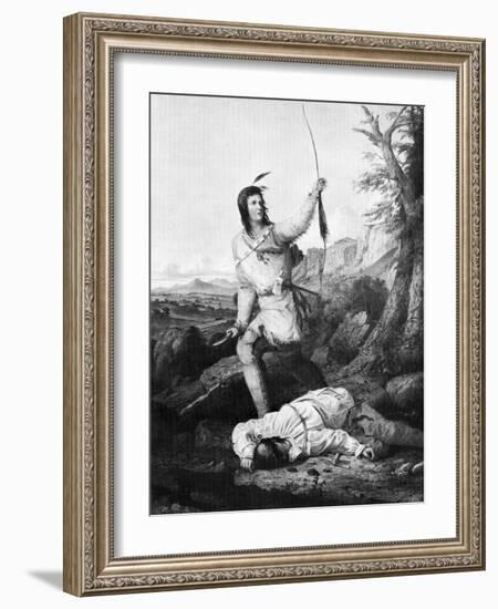 Death Whoop, 1868-Seth Eastman-Framed Giclee Print