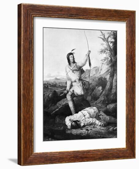 Death Whoop, 1868-Seth Eastman-Framed Giclee Print