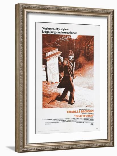 DEATH WISH, Charles Bronson, 1974-null-Framed Art Print