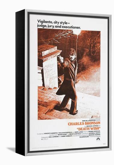 DEATH WISH, Charles Bronson, 1974-null-Framed Stretched Canvas