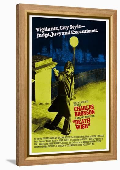 Death Wish, Charles Bronson, 1974-null-Framed Stretched Canvas