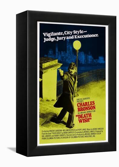 Death Wish, Charles Bronson, 1974-null-Framed Stretched Canvas