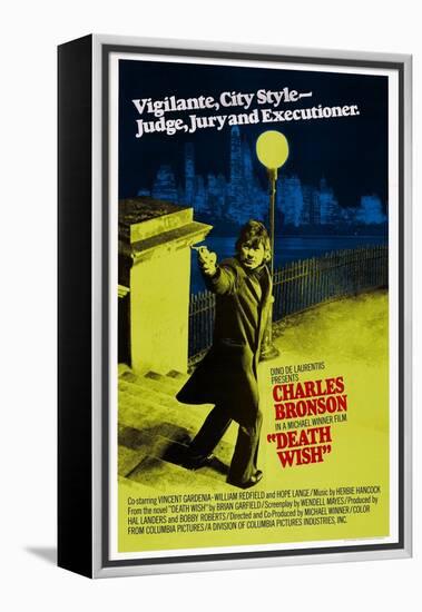 Death Wish, Charles Bronson, 1974-null-Framed Stretched Canvas