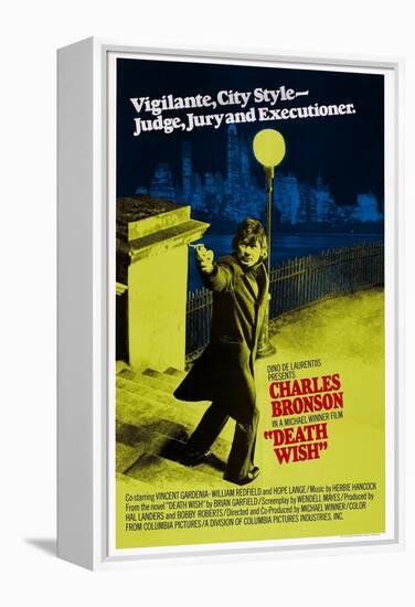 Death Wish, Charles Bronson, 1974-null-Framed Stretched Canvas