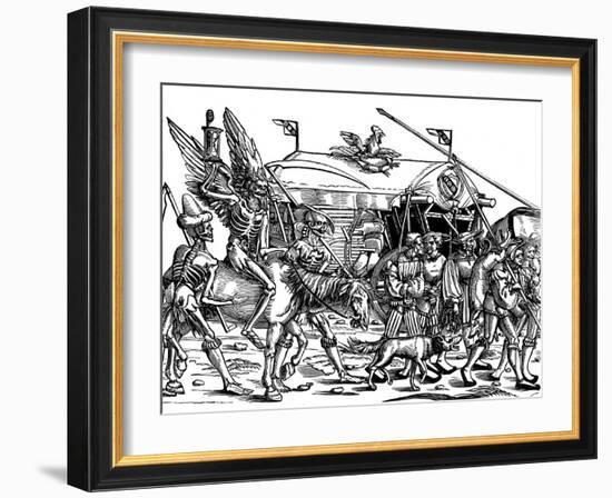 Death-Sebald Beham-Framed Giclee Print