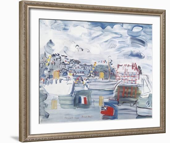 Deauville 1938-Raoul Dufy-Framed Giclee Print