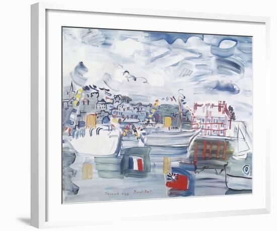 Deauville 1938-Raoul Dufy-Framed Giclee Print