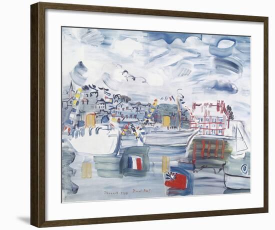 Deauville 1938-Raoul Dufy-Framed Giclee Print