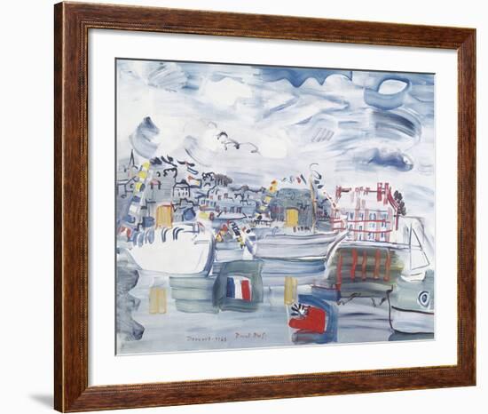 Deauville 1938-Raoul Dufy-Framed Giclee Print