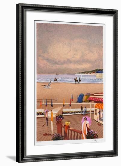 Deauville - Bord de Mer-Ramon Dilley-Framed Limited Edition