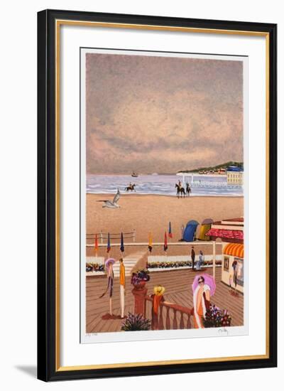 Deauville - Bord de Mer-Ramon Dilley-Framed Limited Edition