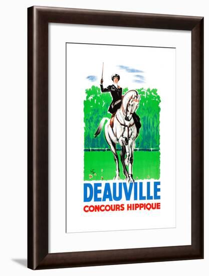 Deauville Concours Hippique-null-Framed Art Print