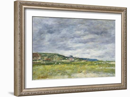 Deauville, Les Dunes-Eugène Boudin-Framed Giclee Print