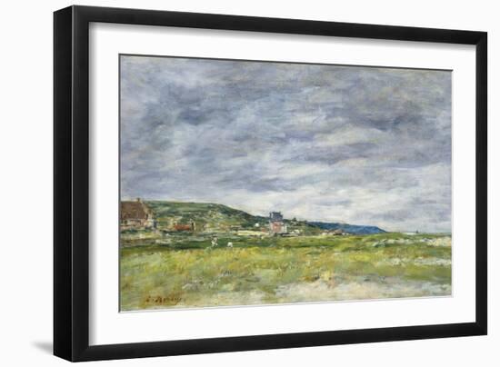 Deauville, Les Dunes-Eugène Boudin-Framed Giclee Print