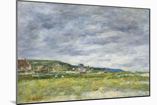 Deauville, Les Dunes-Eugène Boudin-Mounted Giclee Print