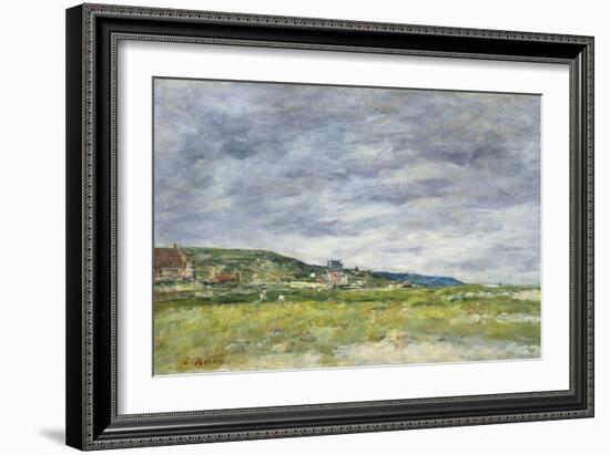 Deauville, Les Dunes-Eugène Boudin-Framed Giclee Print