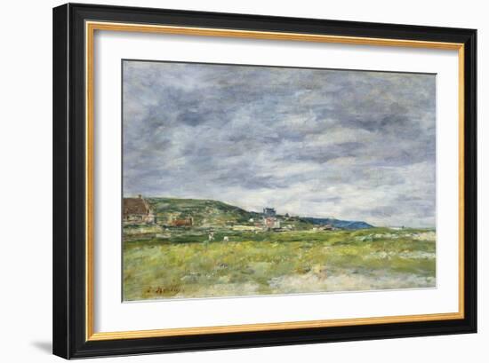 Deauville, Les Dunes-Eugène Boudin-Framed Giclee Print