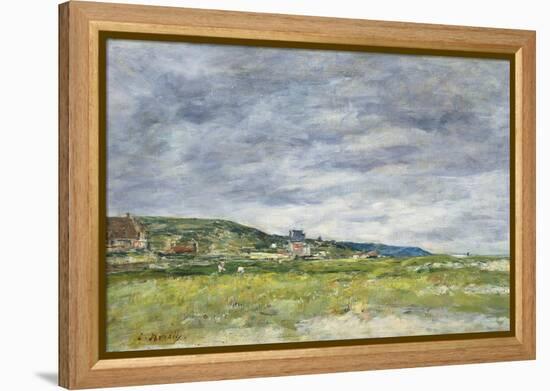 Deauville, Les Dunes-Eugène Boudin-Framed Premier Image Canvas