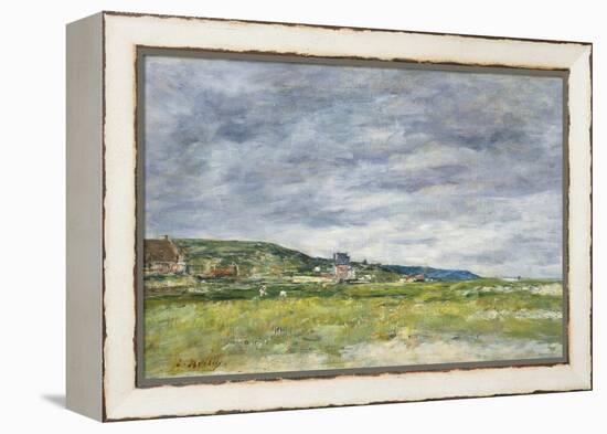 Deauville, Les Dunes-Eugène Boudin-Framed Premier Image Canvas