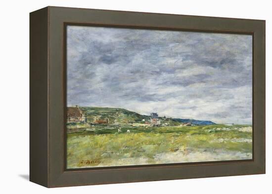 Deauville, Les Dunes-Eugène Boudin-Framed Premier Image Canvas