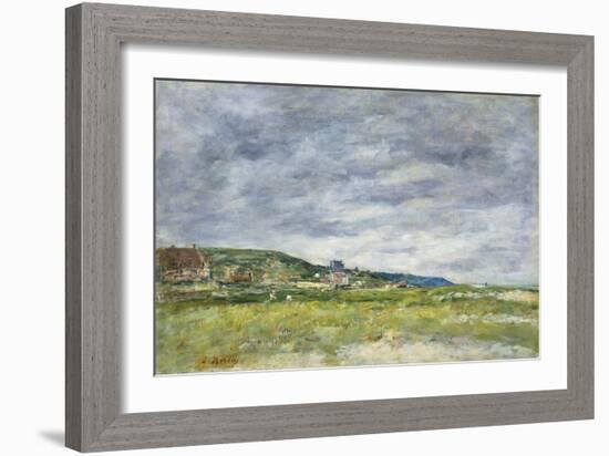 Deauville, Les Dunes-Eugène Boudin-Framed Giclee Print