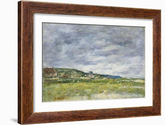 Deauville, Les Dunes-Eugène Boudin-Framed Giclee Print