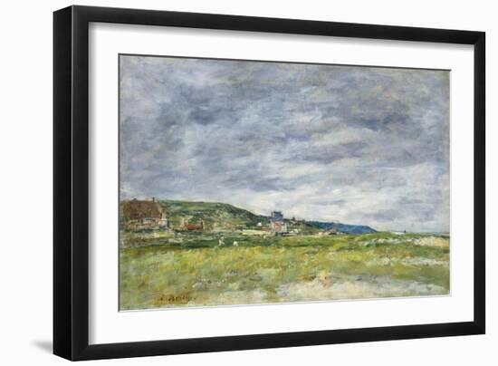 Deauville, Les Dunes-Eugène Boudin-Framed Giclee Print