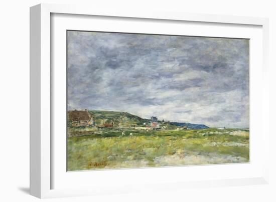 Deauville, Les Dunes-Eugène Boudin-Framed Giclee Print