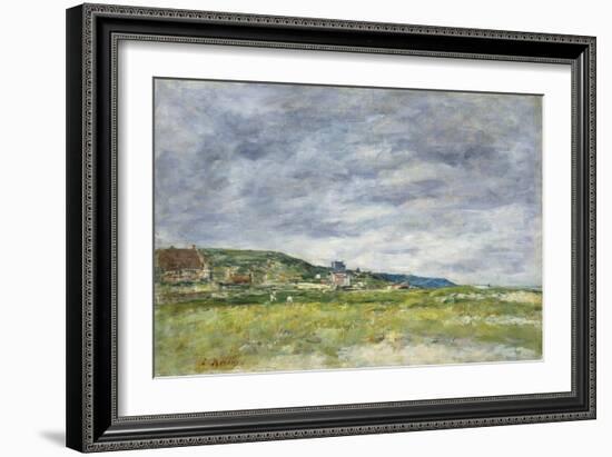 Deauville, Les Dunes-Eugène Boudin-Framed Giclee Print