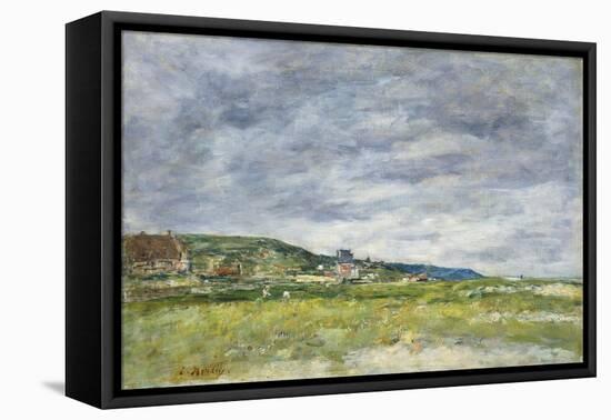 Deauville, Les Dunes-Eugène Boudin-Framed Premier Image Canvas