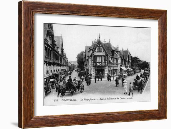 Deauville, Street Scene-null-Framed Photographic Print