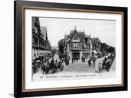 Deauville, Street Scene-null-Framed Photographic Print