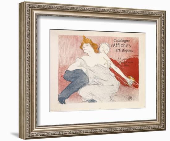 Debauche, Deuxieme Planche, 1896-Henri de Toulouse-Lautrec-Framed Giclee Print