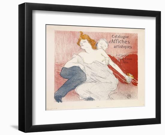 Debauche, Deuxieme Planche, 1896-Henri de Toulouse-Lautrec-Framed Giclee Print