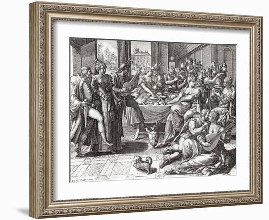 Debauchery and Licentiousness in the 16th Century-null-Framed Giclee Print